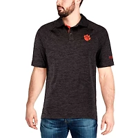 Polo Colosseum Black Clemson Tigers Down Swing pour homme