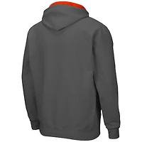 Sweat à capuche entièrement zippé Colosseum Clemson Tigers Arch & Logo 3.0 pour homme