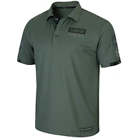 Colosseum Green Clemson Tigers OHT Military Appreciation Echo Polo pour homme