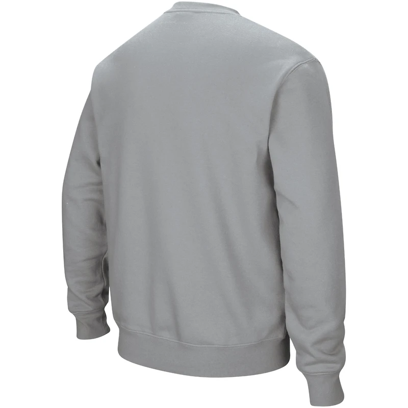 Sweat Colosseum gris chiné avec arc et logo Clemson Tigers pour homme