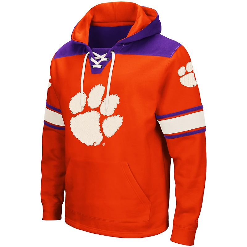 Sweat à capuche lacets Colosseum Orange Clemson Tigers 2.0 pour hommes