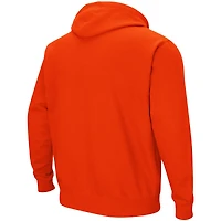 Chandail à capuchon Colosseum Orange pour hommes Clemson Tigers Arch & Logo 3.0