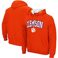 Chandail à capuchon Colosseum Orange pour hommes Clemson Tigers Arch & Logo 3.0