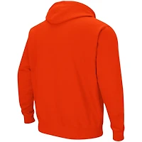 Sweat à capuche Colosseum Orange Clemson Tigers Big & Tall Arch Logo 2.0 pour homme