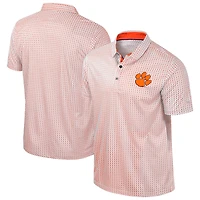 Men's Colosseum Orange Clemson Tigers Big & Tall Marty Rival Polo