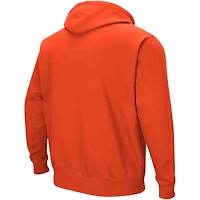 Sweat à capuche Colosseum Orange Clemson Tigers Double Arch pour hommes