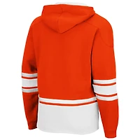 Chandail à capuchon Colosseum pour hommes Orange Clemson Tigers Lace Up 3.0