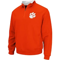 Veste Colosseum Orange Clemson Tigers Tortugas Logo Quarter-Zip Pullover pour homme
