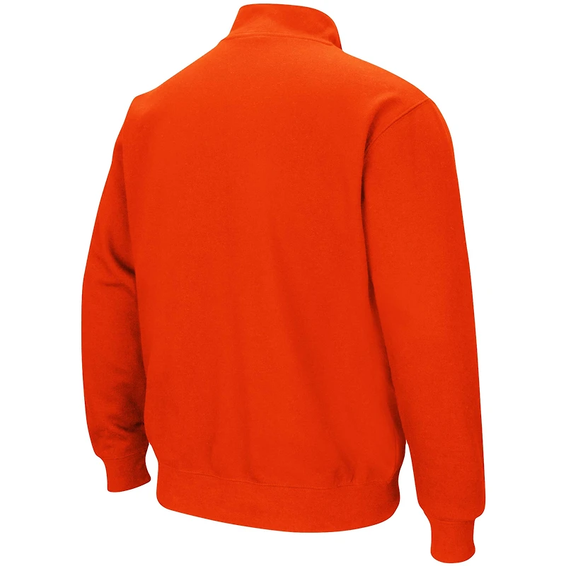 Veste Colosseum Orange Clemson Tigers Tortugas Logo Quarter-Zip Pullover pour homme