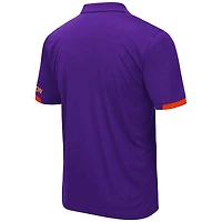 Polo Santry Big & Tall Clemson Tigers Colosseum Purple pour homme