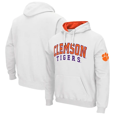 Men's Colosseum Orange Clemson Tigers Double Arch Pullover Hoodie