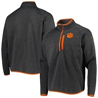 Haut à demi-glissière raglan Columbia Clemson Tigers Canyon Point Omni-Shield pour homme