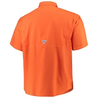 Chemise boutonnée Columbia Orange Clemson Tigers grandes tailles pour homme
