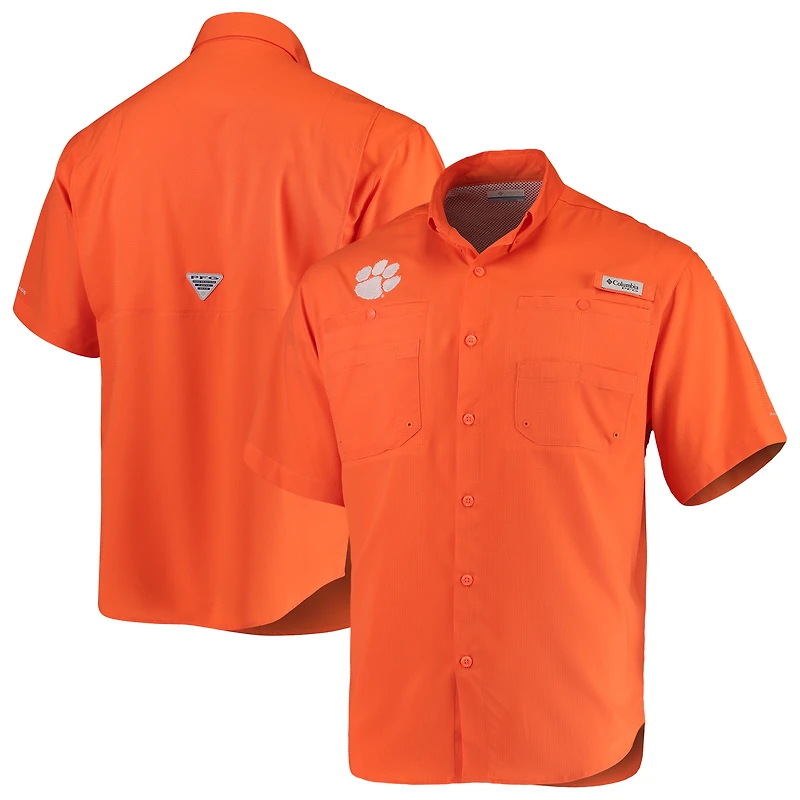 Chemise Tamiami Columbia Clemson Tigers PFG orange pour homme