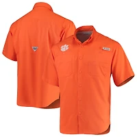 Chemise Tamiami Columbia Clemson Tigers PFG orange pour homme