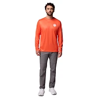 Men's Columbia  Orange Clemson Tigers PHG Terminal Shot Long Sleeve T-Shirt