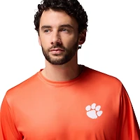 T-shirt à manches longues Columbia Orange Clemson Tigers PHG Terminal Shot pour homme