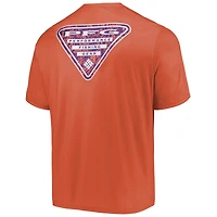 T-shirt Columbia Orange Clemson Tigers Terminal Tackle Omni-Shade pour homme