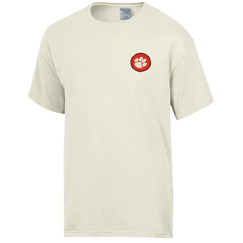 T-shirt de voyage en camping pour hommes, crème lavante confortable, Clemson Tigers
