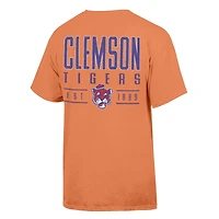 T-shirt orange ComfortWash pour homme, grand nom des Clemson Tigers