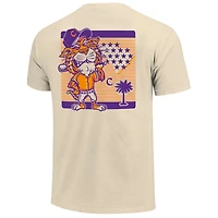 T-shirt de baseball Palmetto C gris pour homme des Tigers Clemson