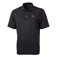 Polo recyclé en piqué écologique pour homme, couleur noire, Cutter & Buck, équipe des Tigers de Clemson, taille grande et