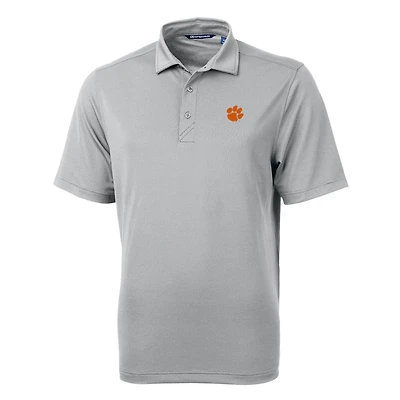 Polo recyclé Virtue Eco Pique gris Cutter & Buck pour homme, grandes tailles, des Tigers de Clemson