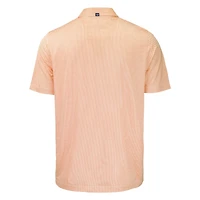 Polo extensible recyclé à imprimé Pike Eco Symmetry pour homme, orange/blanc, Cutter & Buck, des Tigers de Clemson
