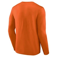 Men's Fanatics  Orange Clemson Tigers Big & Tall Vision Long Sleeve T-Shirt