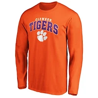 Men's Fanatics Orange Clemson Tigers Steady Long Sleeve T-Shirt
