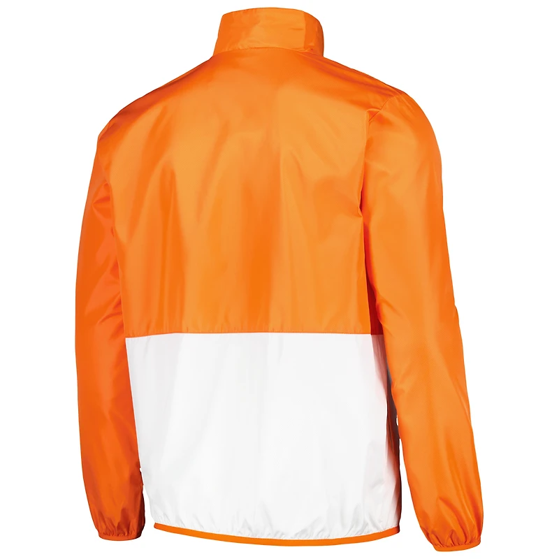 Haut à demi-zip G-III Sports by Carl Banks pour hommes, orange, Clemson Tigers Cornerman