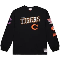 Men's Mitchell & Ness Black Clemson Tigers Training Camp Long Sleeve T-Shirt
