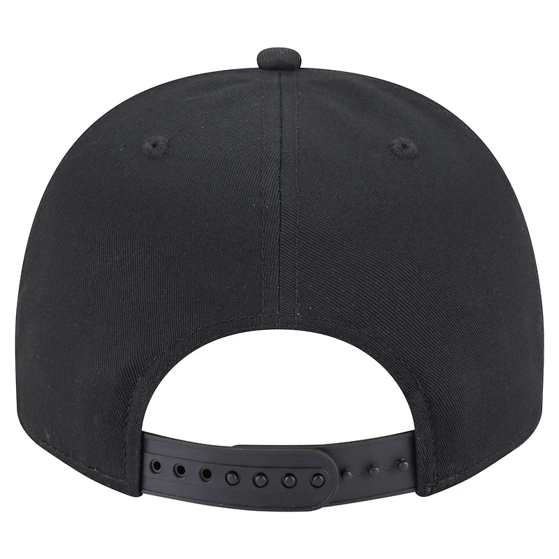Casquette snapback 9FIFTY A-Frame noire à point de chaînette pour homme New Era Clemson Tigers
