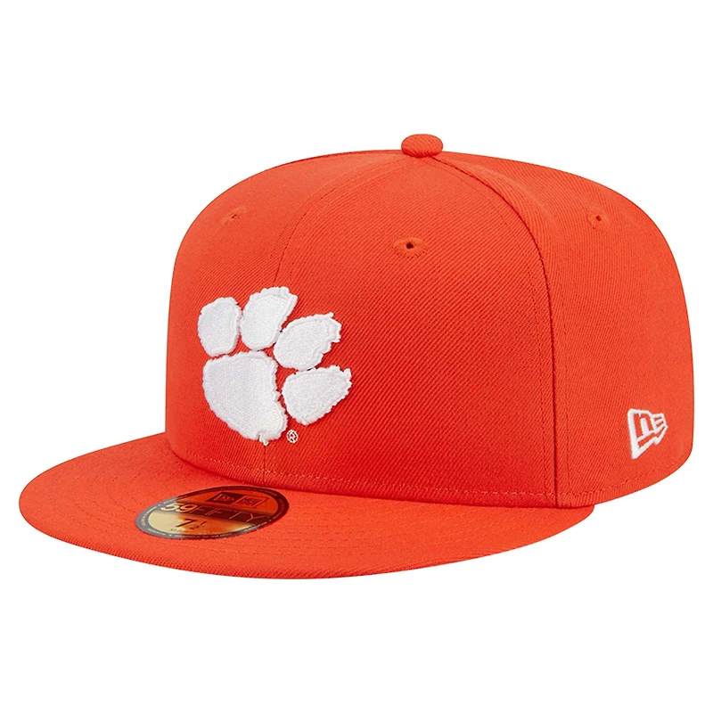Men's New Era Orange Clemson Tigers 59FIFTY Fitted Hat