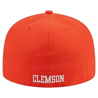 Casquette ajustée 59FIFTY orange des Clemson Tigers de New Era pour homme
