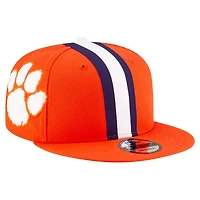 Casquette Snapback 9FIFTY orange Clemson Tigers de New Era pour homme