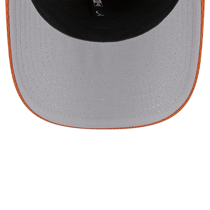 Men's New Era Orange Clemson Tigers Patched 9SEVENTY Stretch-Snap Adjustable Hat