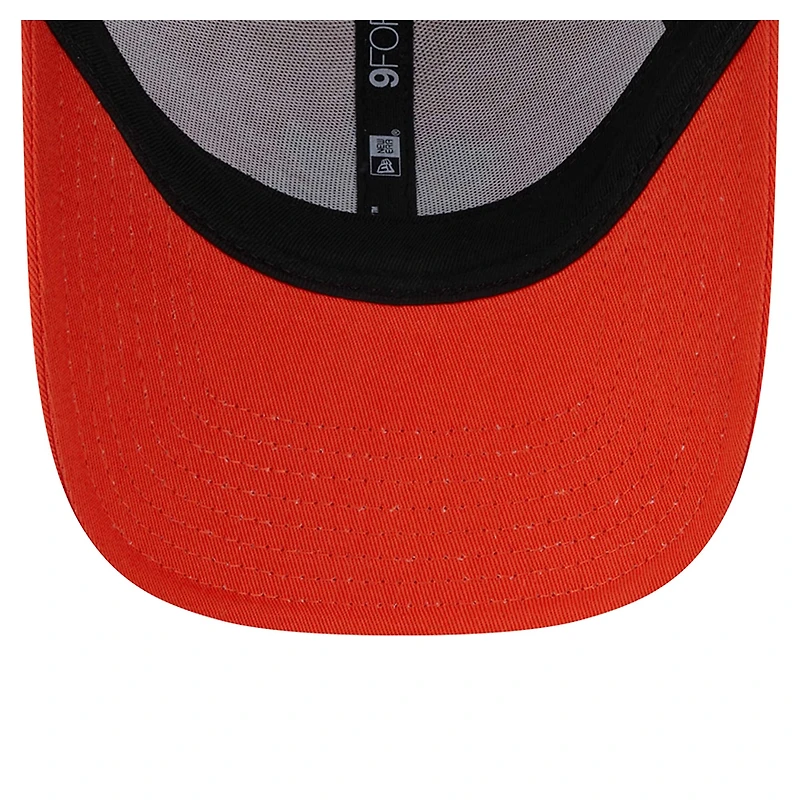 Men's New Era Orange Clemson Tigers Trucker 9FORTY Adjustable Hat