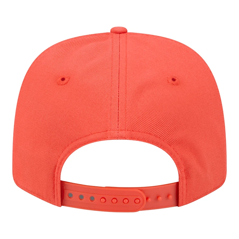 Men's New Era Orange Clemson Tigers Wordmark Rope 9SEVENTY Stretch-Snap Hat