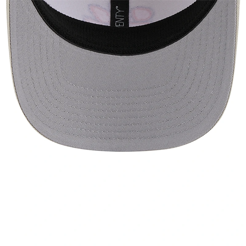 Men's New Era Stone Clemson Tigers Canvas 9SEVENTY Stretch-Snap Adjustable Hat