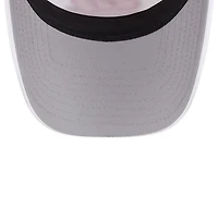 Men's New Era White/Orange Clemson Tigers Court Sport Foam A-Frame 9FORTY Adjustable Trucker Hat
