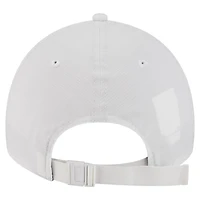 Men's New Era White Clemson Tigers Active Ripstop 9TWENTY Adjustable Hat