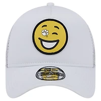 Casquette réglable Wink Foam Trucker New Era blanche Clemson Tigers pour hommes