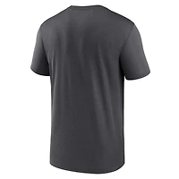 Men's Nike Anthracite Clemson Tigers Primetime Legend Logo T-Shirt