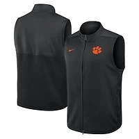 Men's Nike Black Clemson Tigers Primetime Victory Therma-FIT Full-Zip Vest