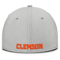 Casquette Nike grise Clemson Tigers Rise Practice Performance Flex pour homme