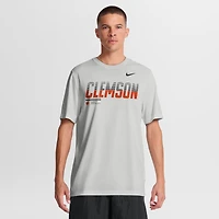 Men's Nike Gray Clemson Tigers Sideline Legend Dri-FIT T-Shirt