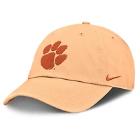Casquette ajustable Nike Light Orange Clemson Tigers Club Campus pour homme
