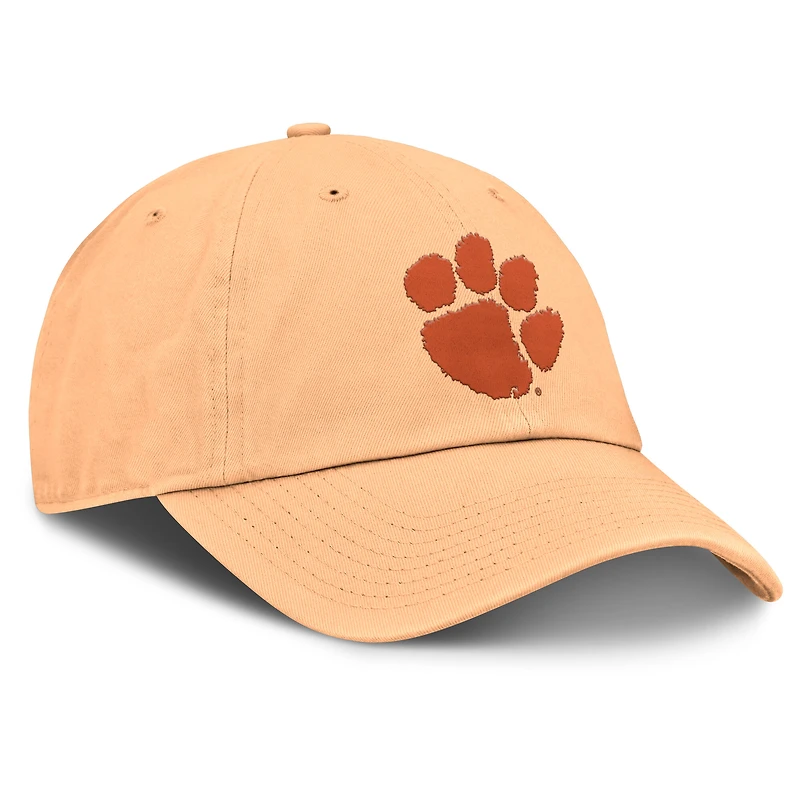 Men's Nike Light Orange Clemson Tigers Club Campus Adjustable Hat
