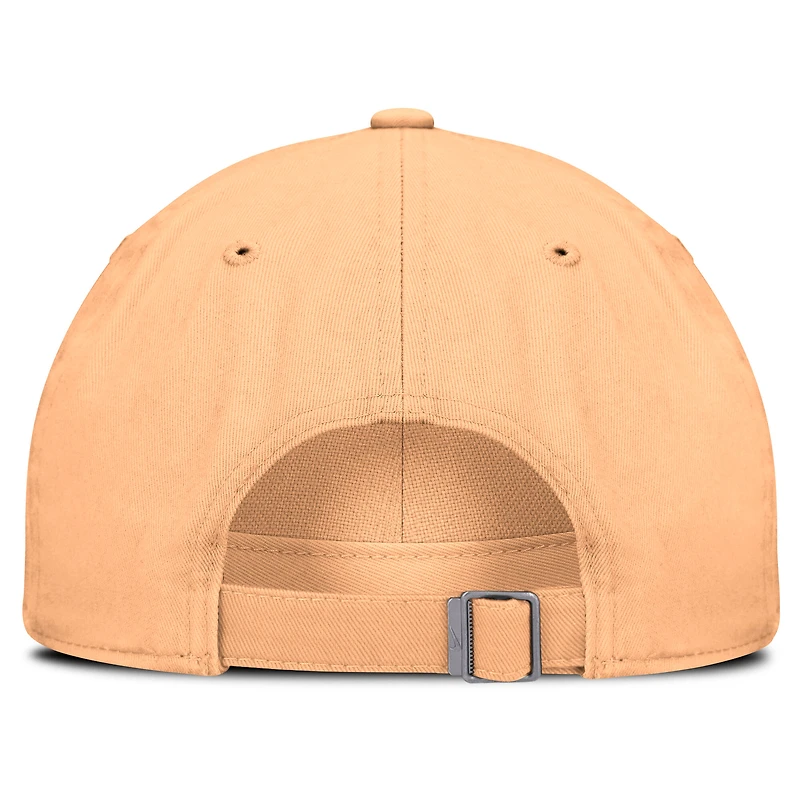 Casquette ajustable Nike Light Orange Clemson Tigers Club Campus pour homme